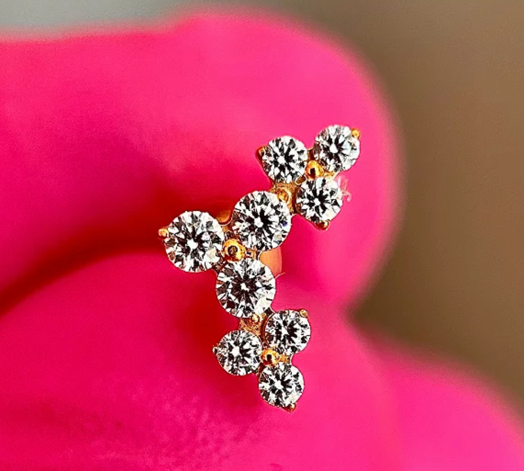 Labret Cascata Trinity - Titanium