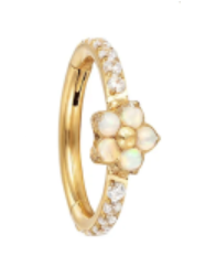 Argola Florence Flor opala