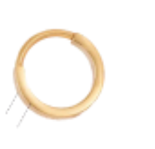 Piercing Titanium PAr de Argola Leslie Laser Lisa