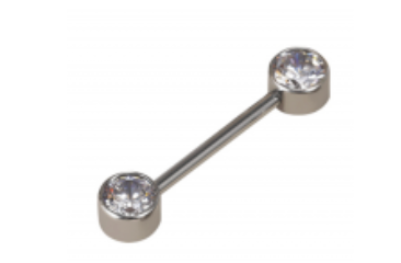 Piercing Mamilo BASIC barra Luz