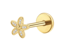 Piercing Titanio BASIC Flor 5