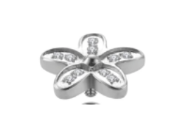 Piercing Titanio BASIC Flor 5
