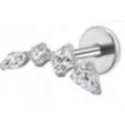 Piercing Curve 4cz MISTA