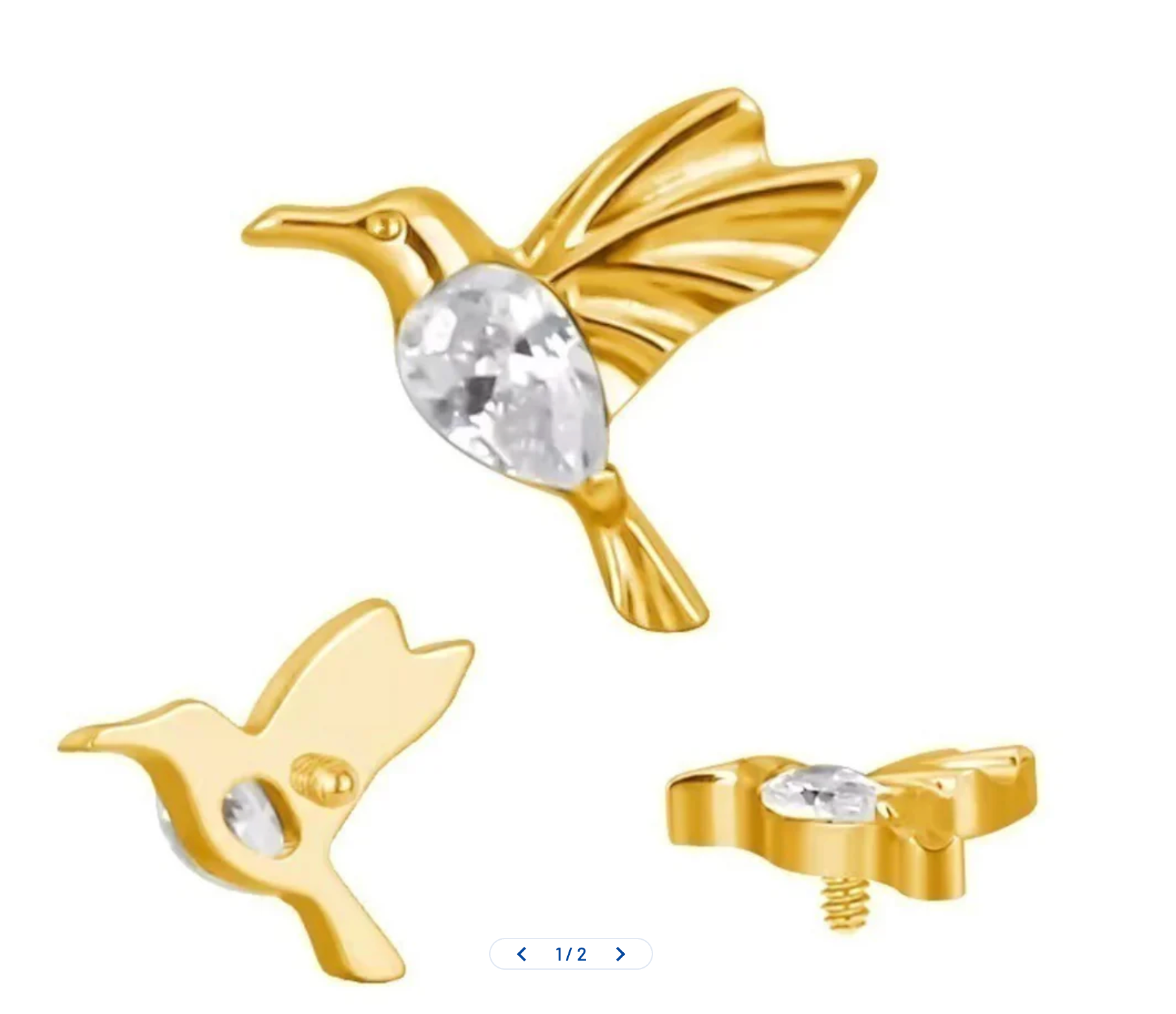 Piercing Passaro Beija-flor