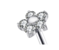 Piercing Flor (Mini, Média, Grande)