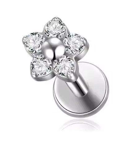 Piercing Flor (Mini, Média, Grande)