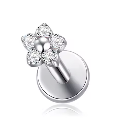 Piercing Flor (Mini, Média, Grande)
