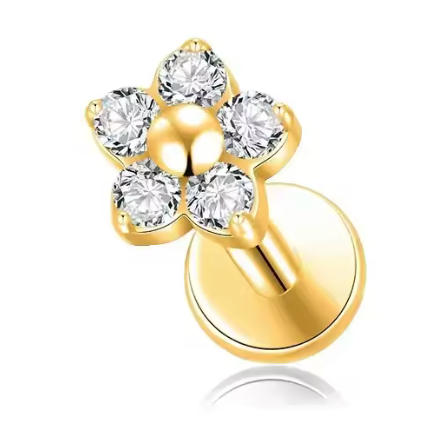 Piercing Flor (Mini, Média, Grande)