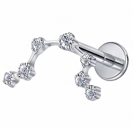 Piercing Titanium Constelação 7 CZ