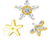 Piercing Estrela CZ Lisa 2218
