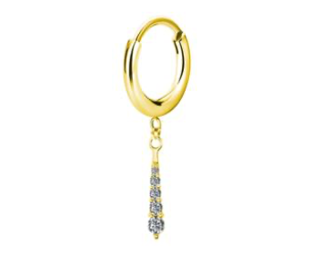 Argola Fechada com Pendentes
