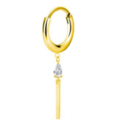 Argola Fechada com Pendentes