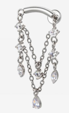 Piercing Titanium Labret Invictus Pendentes | Linha Premium