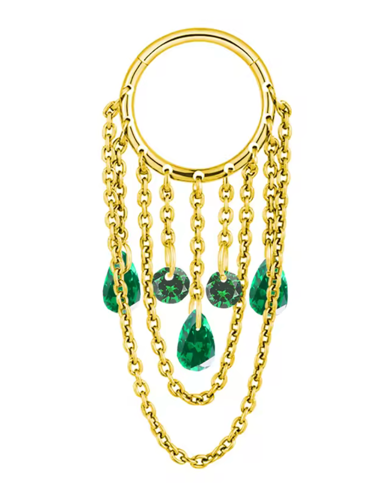 Piercing Argola India chain