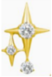 Piercing BASIC Estrela do Norte Dupla 2201