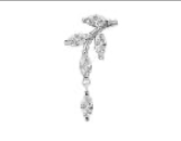 Piercing Titanium Raminho com Pendente