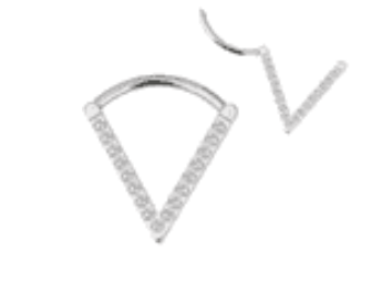 Piercing Titanium Argola Virginia | Linha Premium