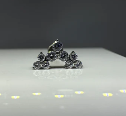 Labret Cascata Trinity - Titanium