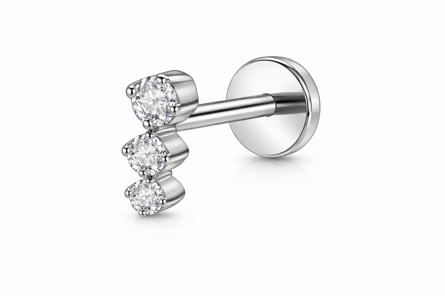 Piercing Titanium Trio Crescente