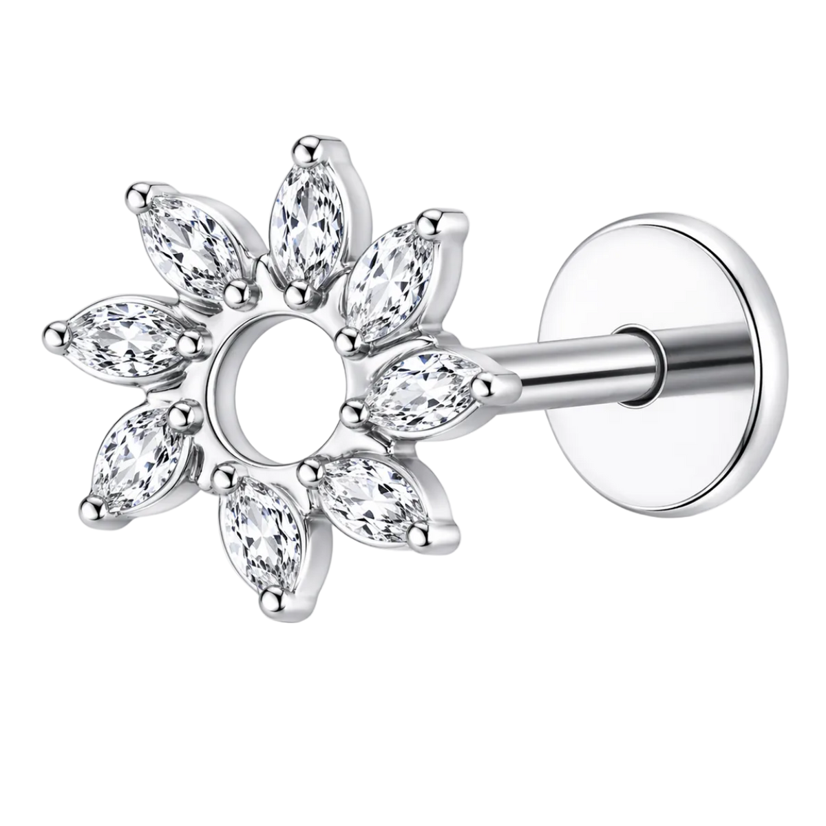 Piercing Titanium Labret Ventania | Linha Premium