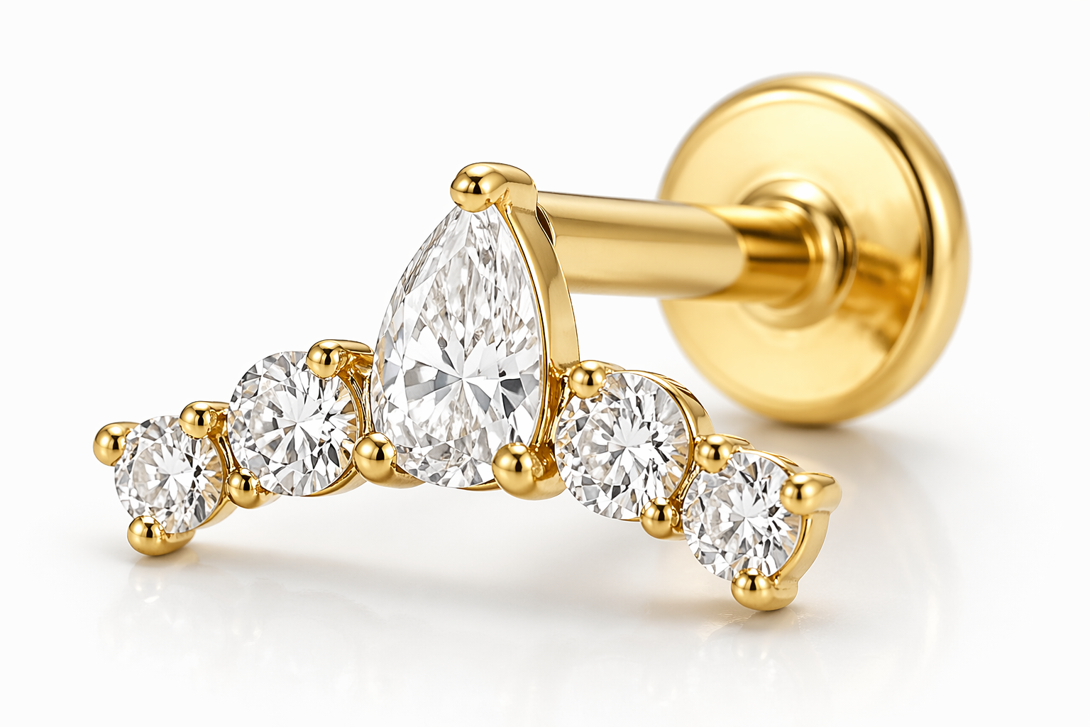 Piercing Titanium Five Gota