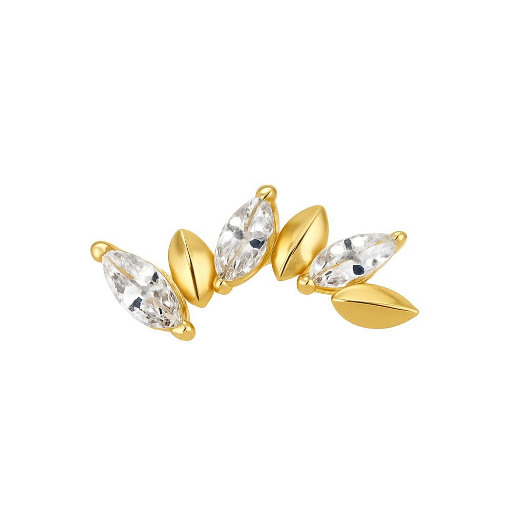 Piercing Cascata Fan 6 Alternada