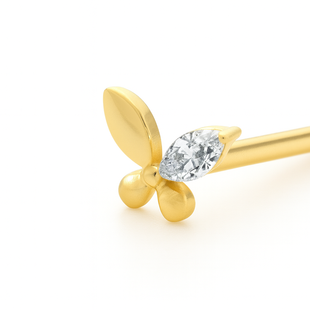 Piercing MEIA Borboleta Mescla