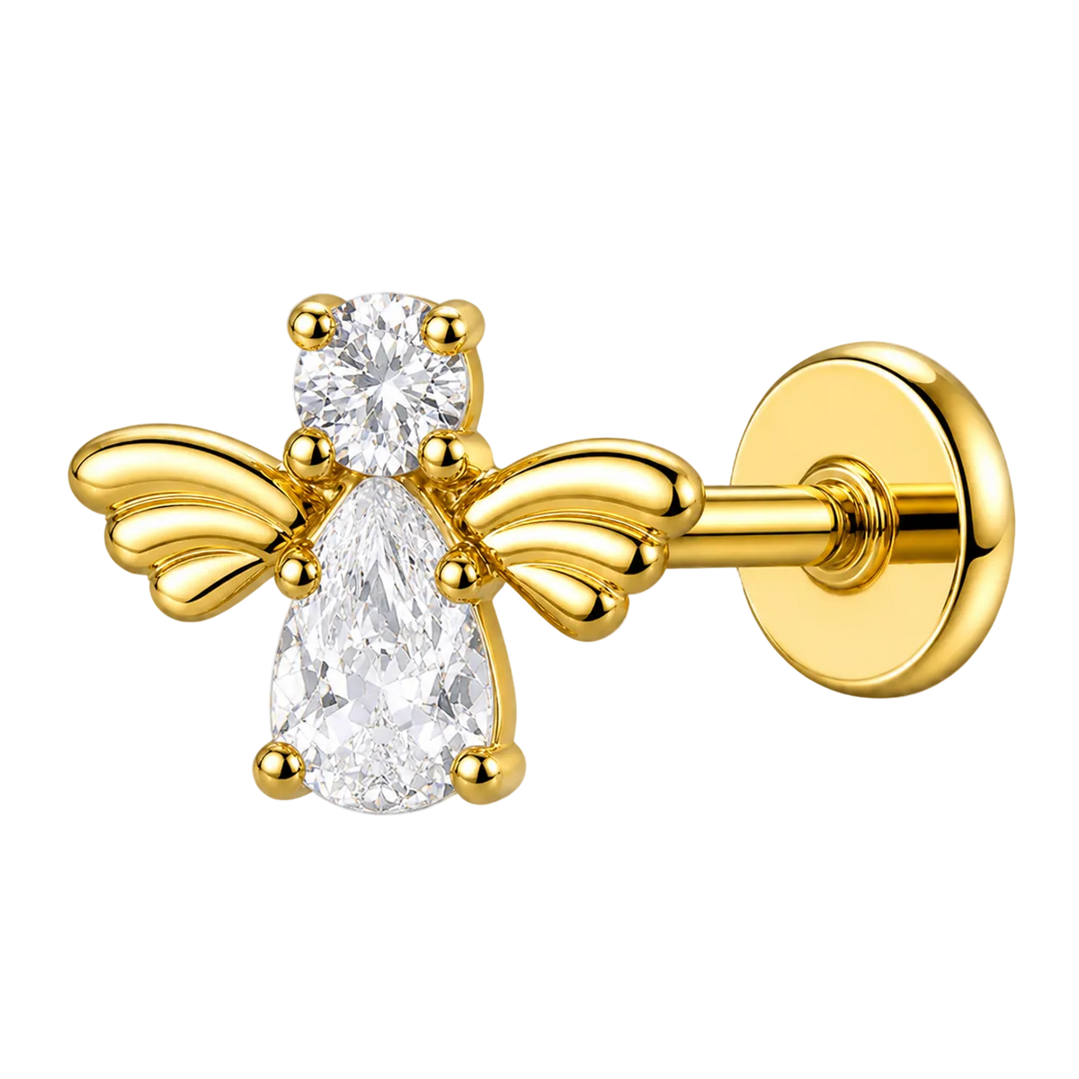 Piercing Titanium Labret Angel | Linha Essencial