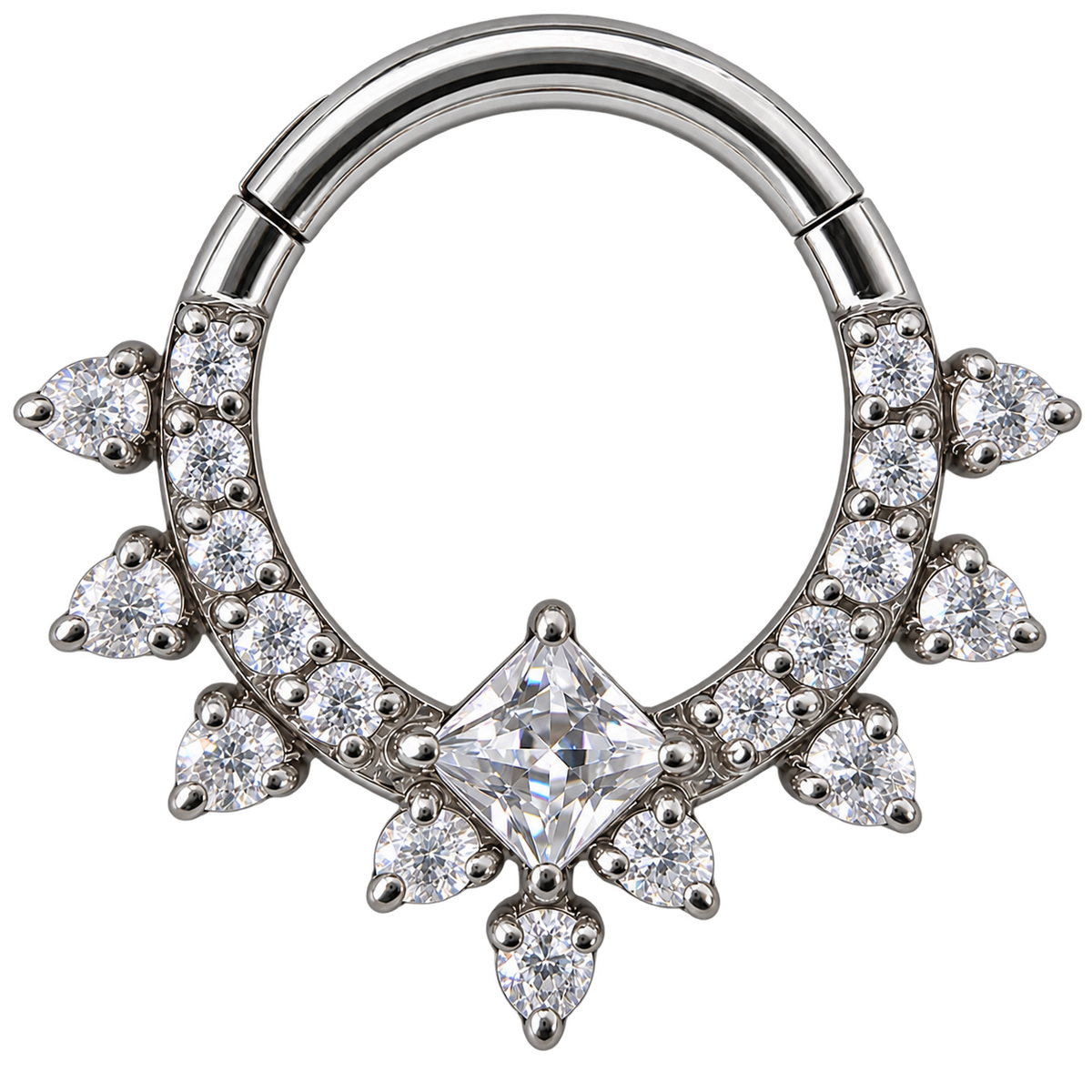 Argola Daith e Septo - Cristal