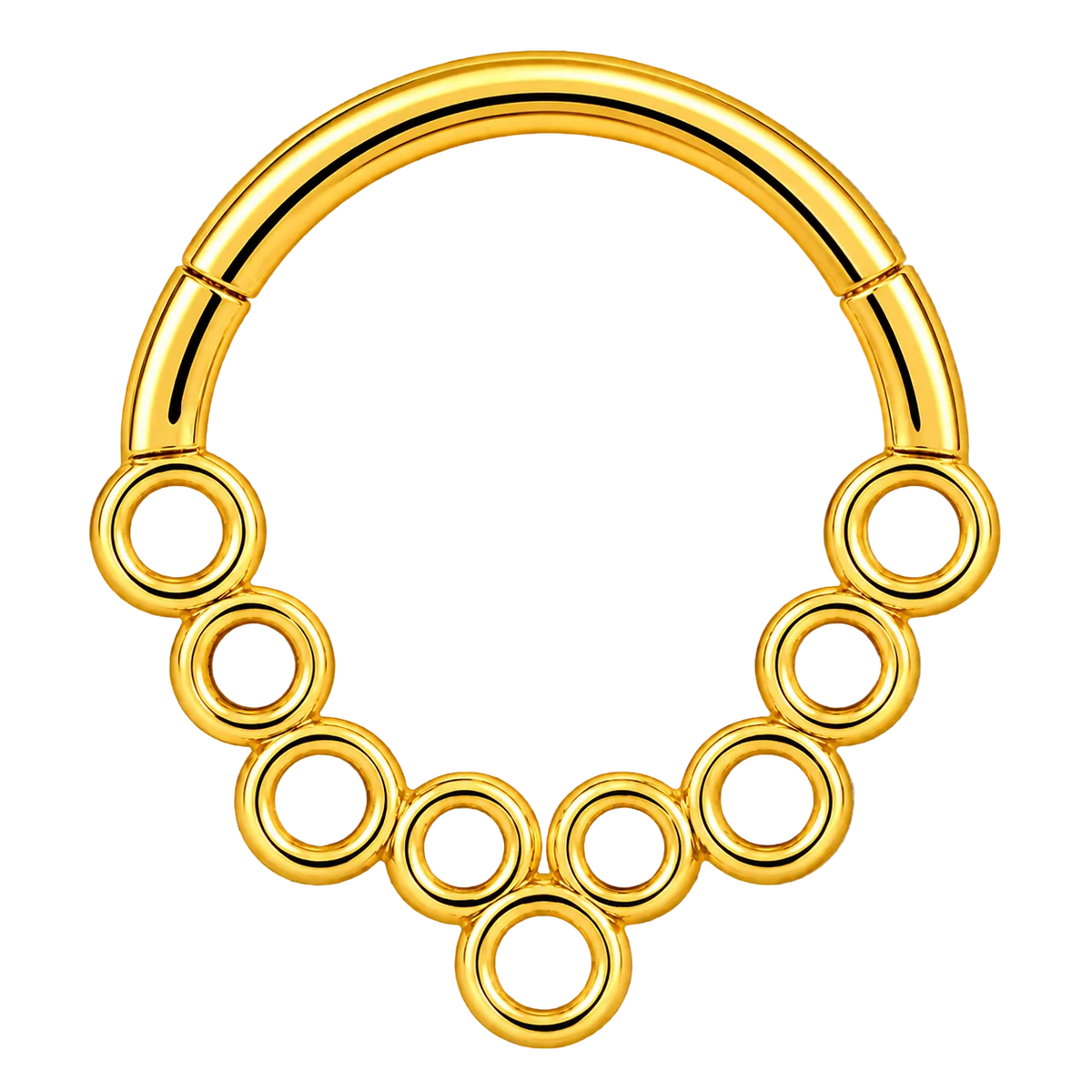 Piercing Titanium Argola Bolinha de Sabão (Daith e Septo) | Linha Essencial