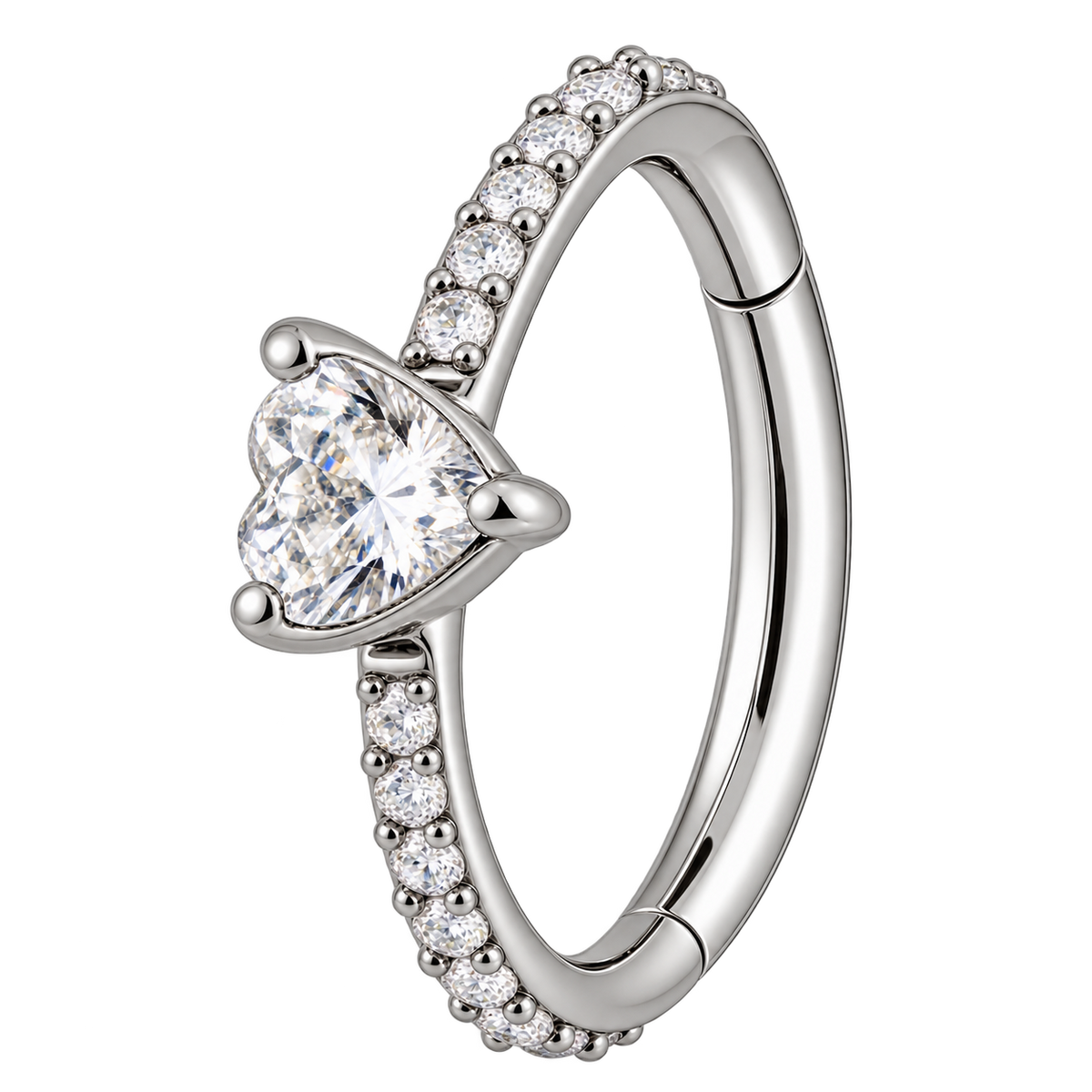 Piercing Titanium Argola Cairo Coração