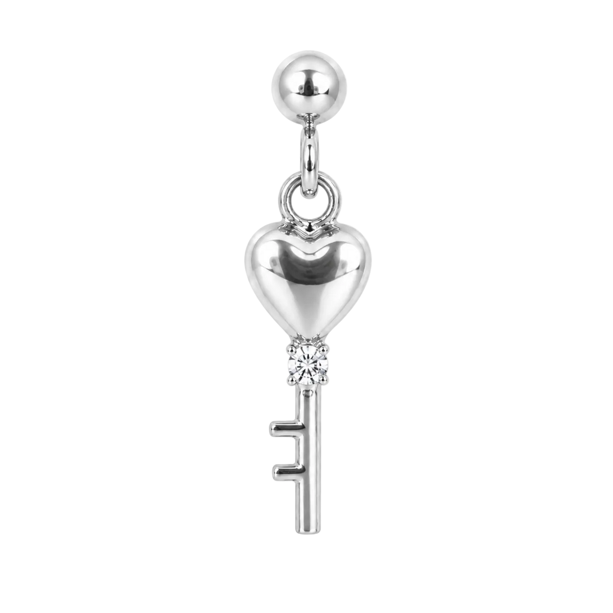 Piercing Titanium Labret Chave Pendente | Linha Essencial