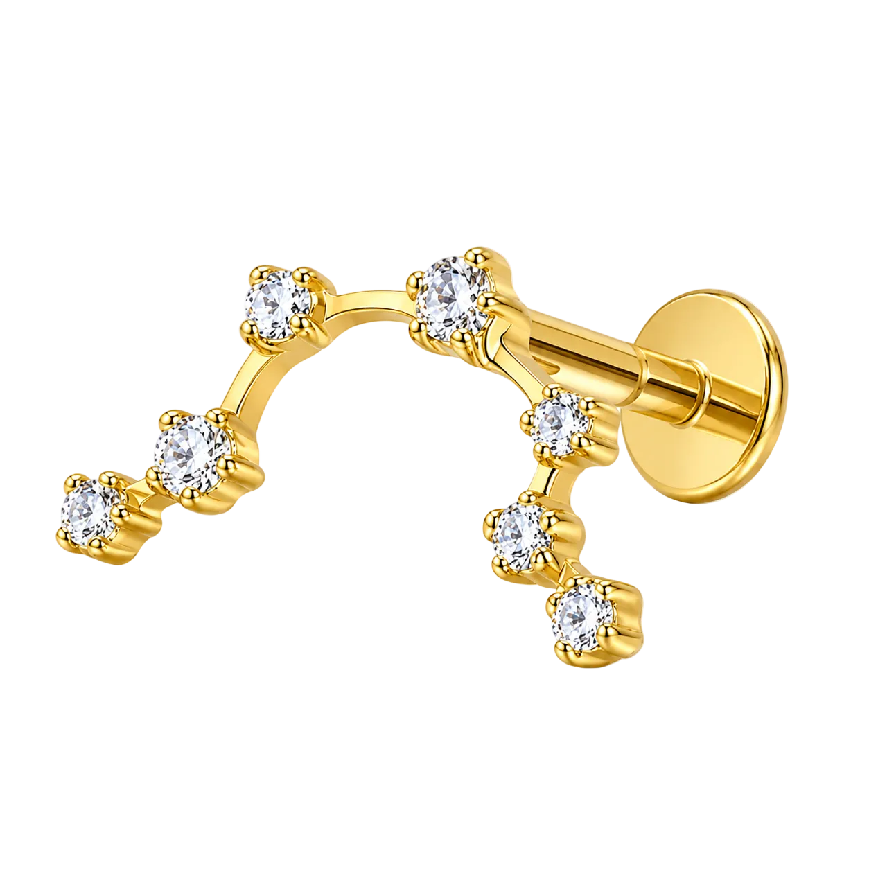 Piercing Titanium Constelação 7 CZ