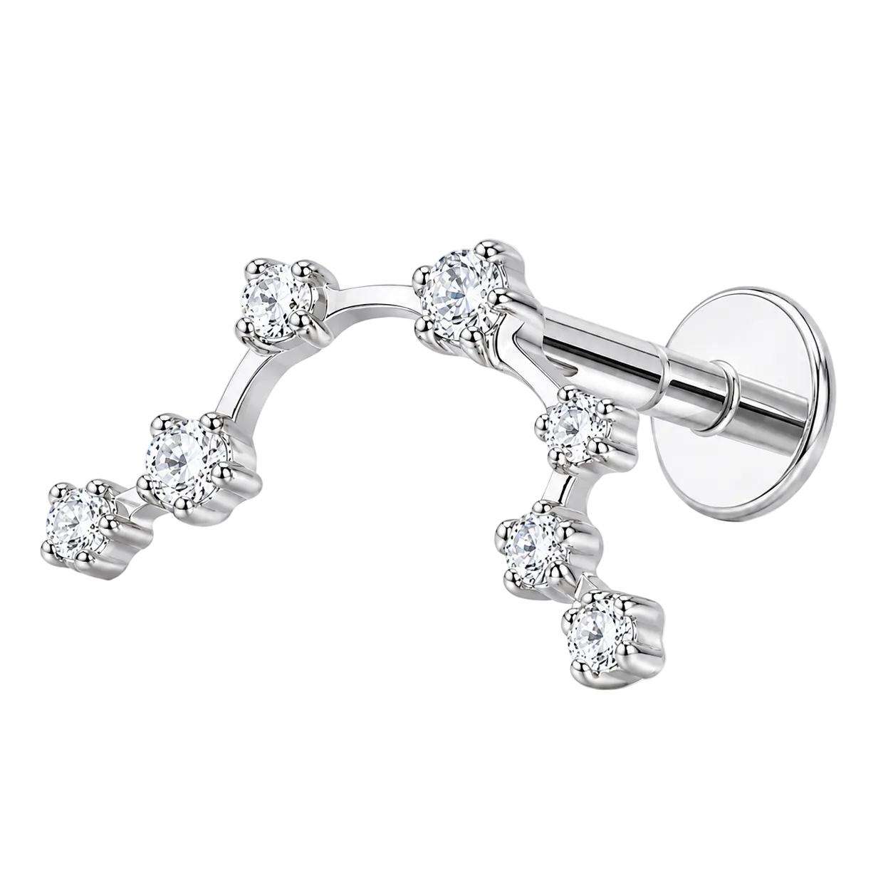 Piercing Titanium Constelação 7 CZ