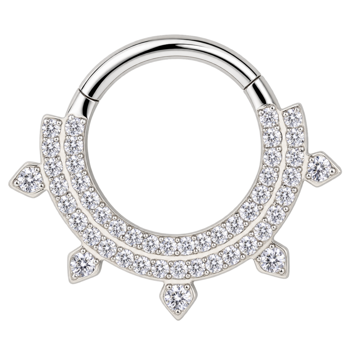 Piercing Argola BASIC Daith e Septo - Porto Dupla Helice
