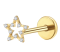 Piercing Estrela aberta