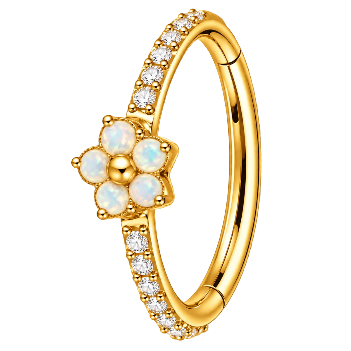 Argola Florence Flor opala