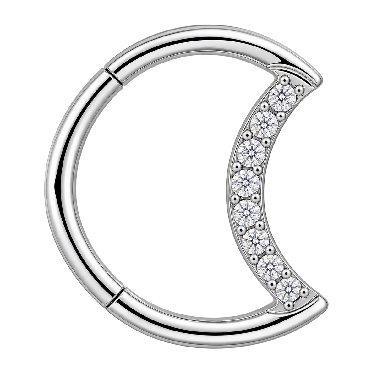 Piercing Argola BASIC Daith e Septo - Meia Lua