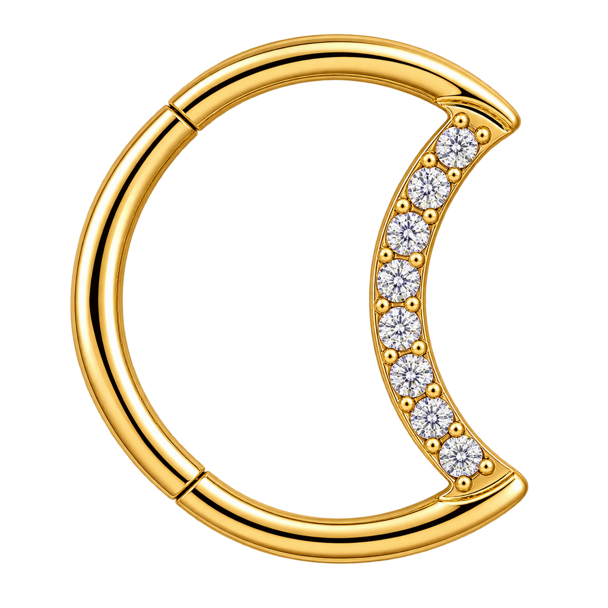 Piercing Argola BASIC Daith e Septo - Meia Lua