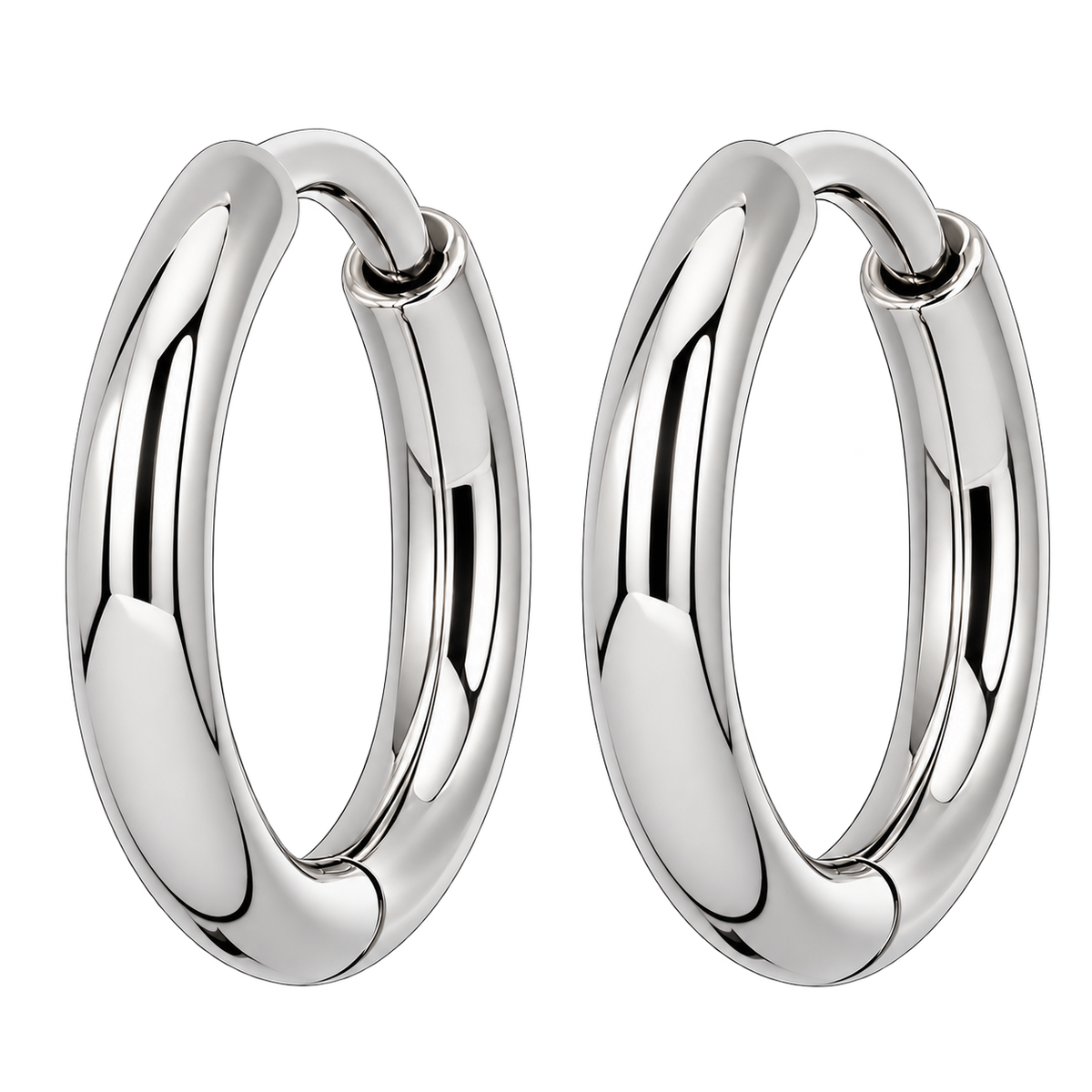 Piercing Titanium Argola Par de Lisa Fina | Linha Premium