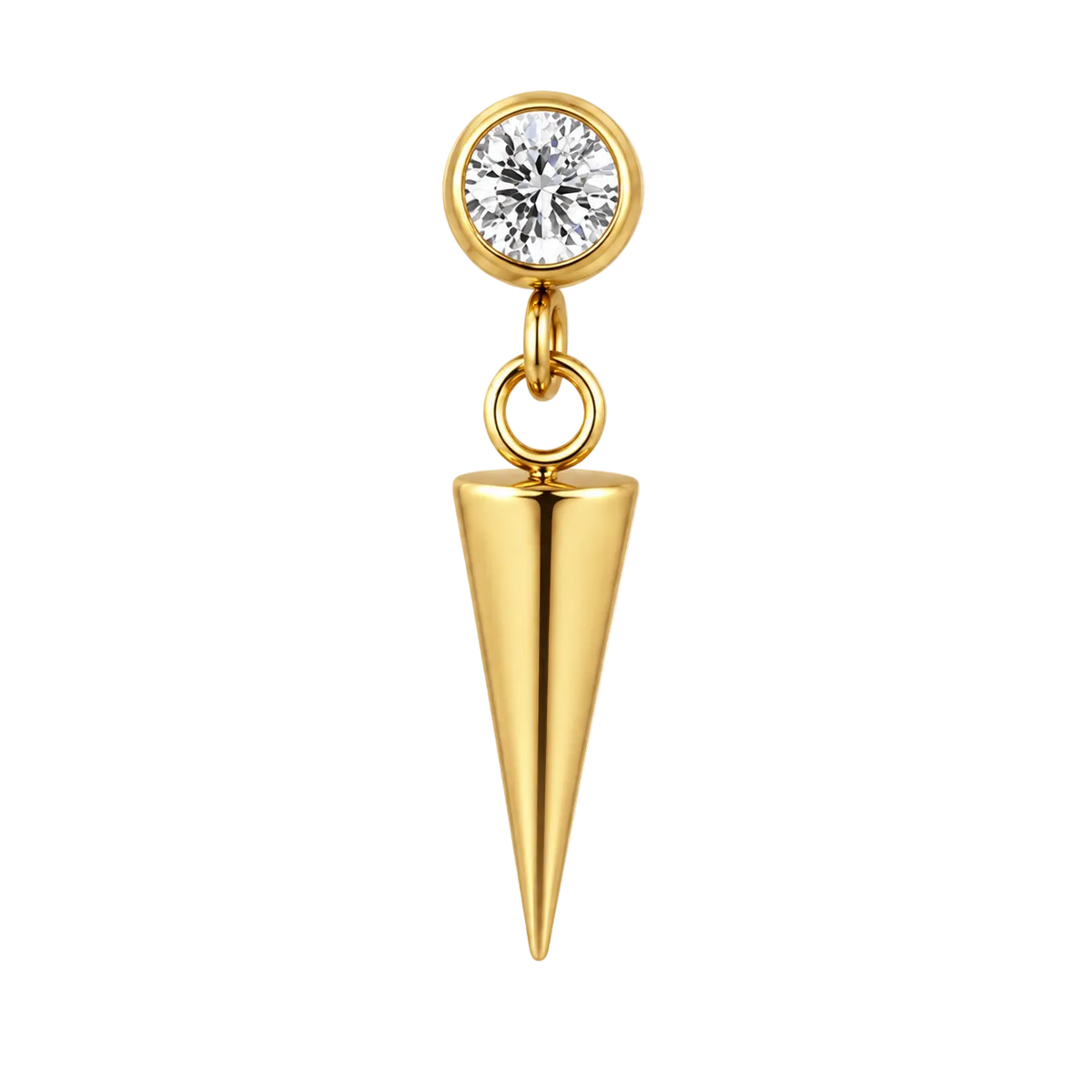 Piercing Titanium Labret Pontos de Luz c/ Pendentes DIVERSOS | Linha Essencial