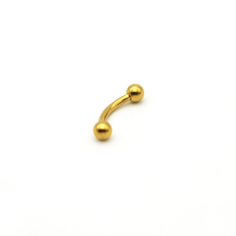 Piercing banana liso - Titanium