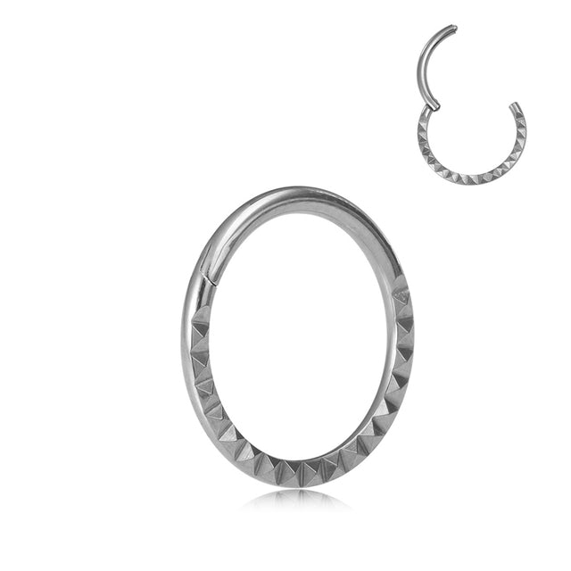 Argola Sevilha Lateral - Titanium