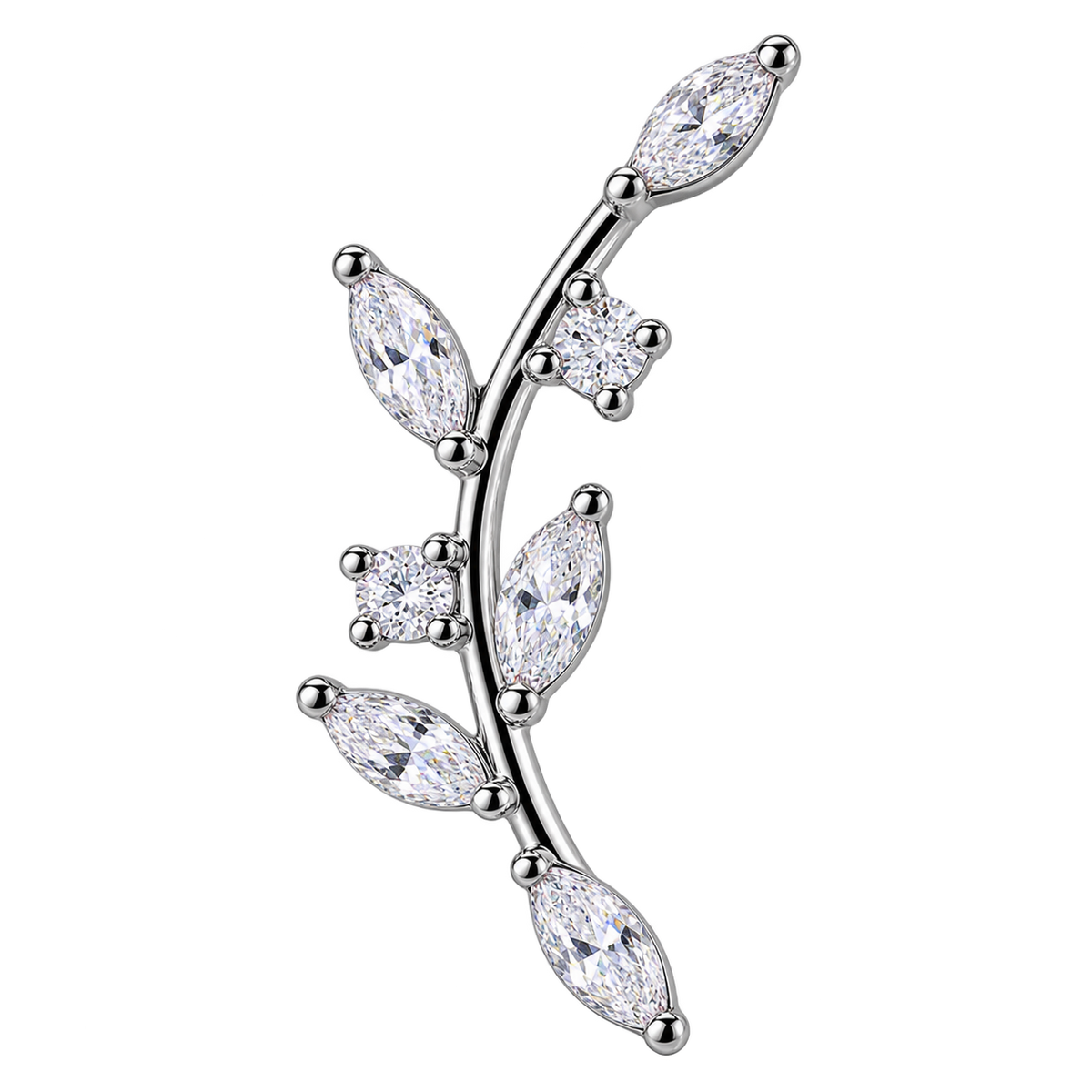 Piercing Titanium Labret Raminhos TAMANHOS | Linha Premium