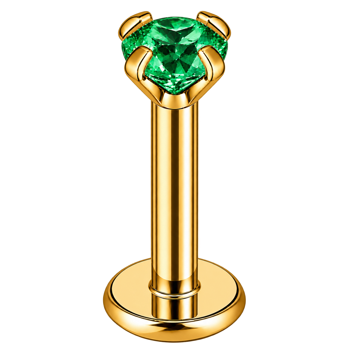 Piercing Titanium Labret Ponto de Luz Garra | Linha Essencial