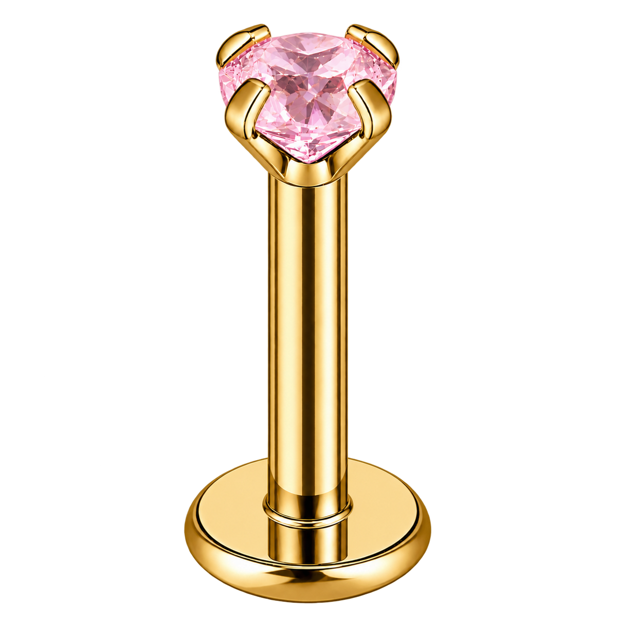 Piercing Titanium Labret Ponto de Luz Garra | Linha Essencial