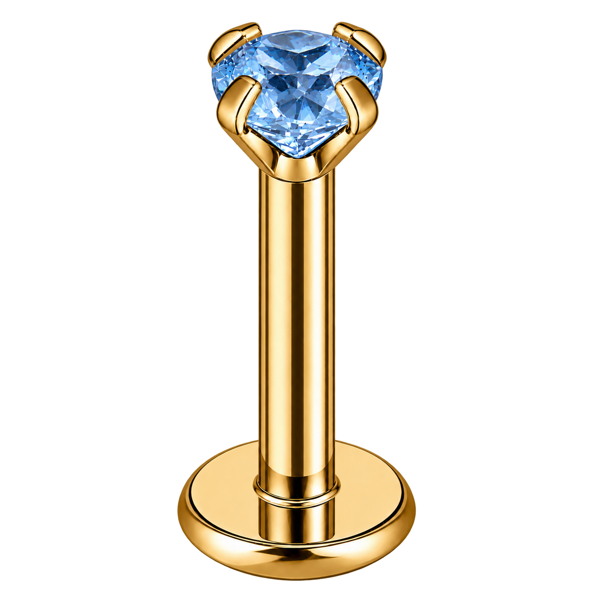 Piercing Titanium Labret Ponto de Luz Garra | Linha Essencial