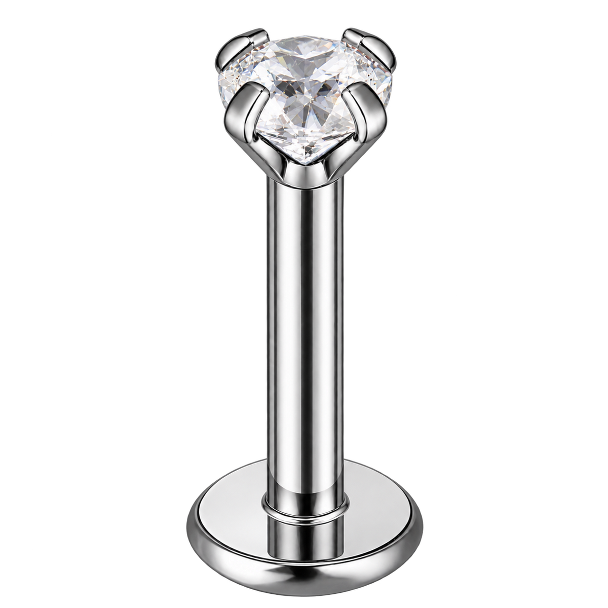 Piercing Titanium Labret Ponto de Luz Garra | Linha Essencial