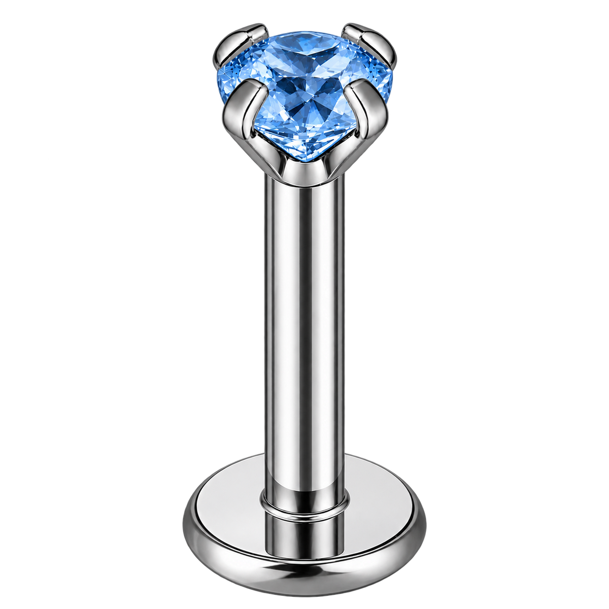 Piercing Titanium Labret Ponto de Luz Garra | Linha Essencial