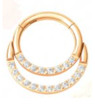 Argola BASIC Daith e Septo - Porto 2 anéis